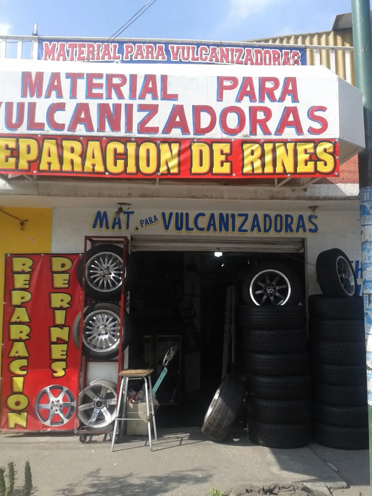 MATERIAL PARA VULCANIZADORA y Llantera CUBAS