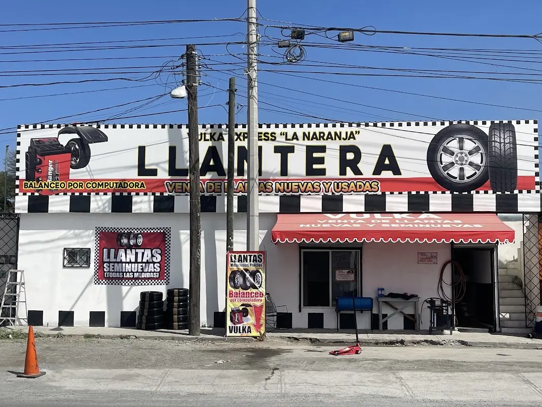 Vulka La Naranja, LLANTERA, venta de llantas nuevas y semi nuevas