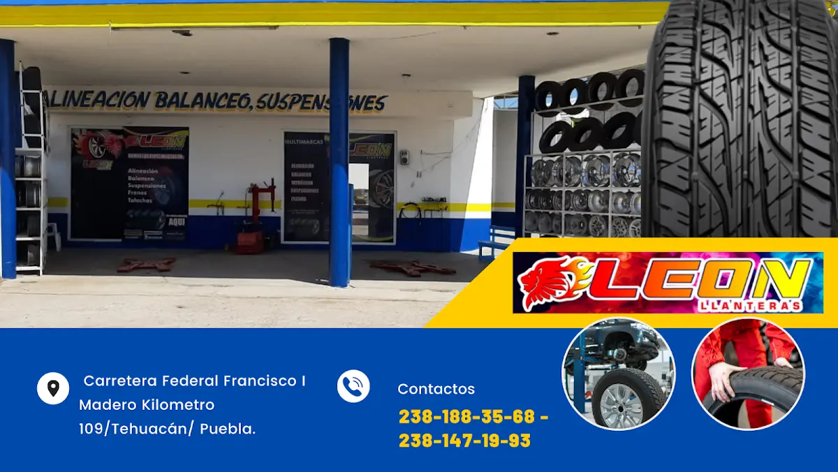 León llanteras sucursal Madero