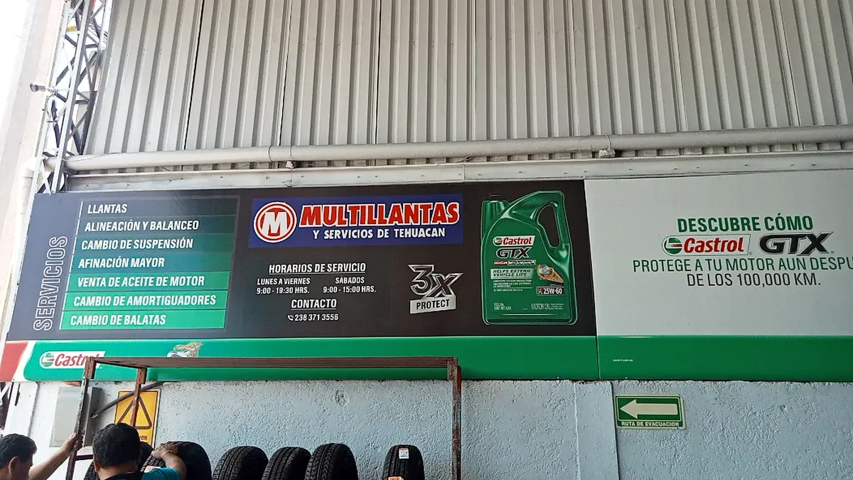 Multillantas y servicios de Tehuacan