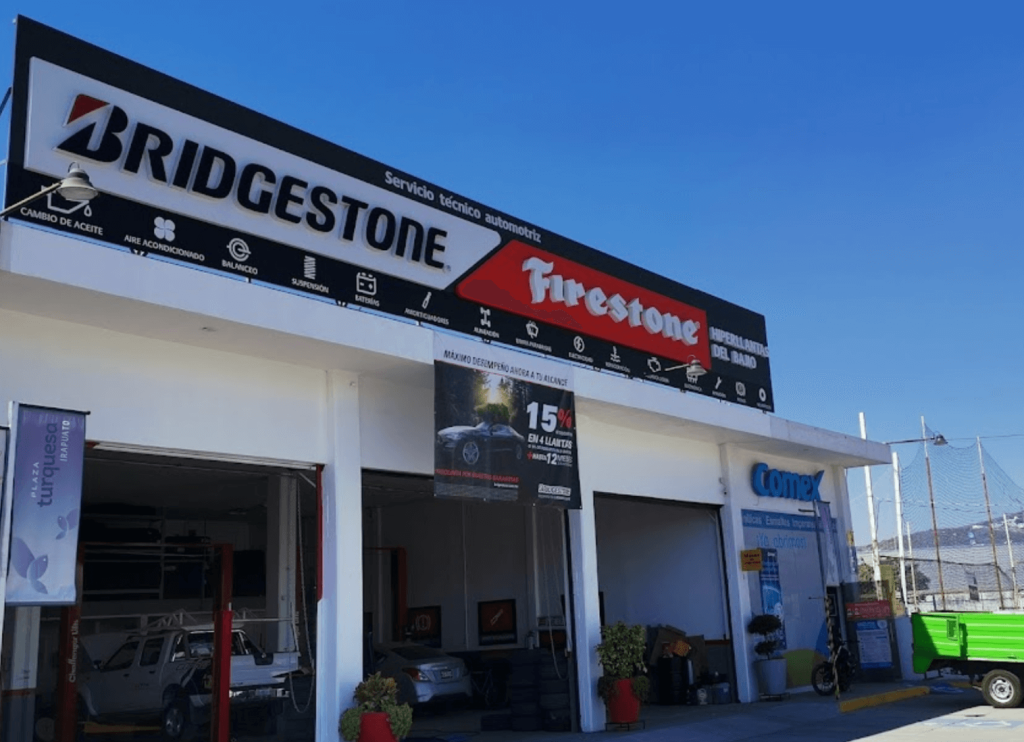 Llantera Bridgestone Tehuacán