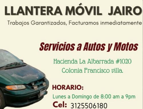 Llantera Móvil Jairo