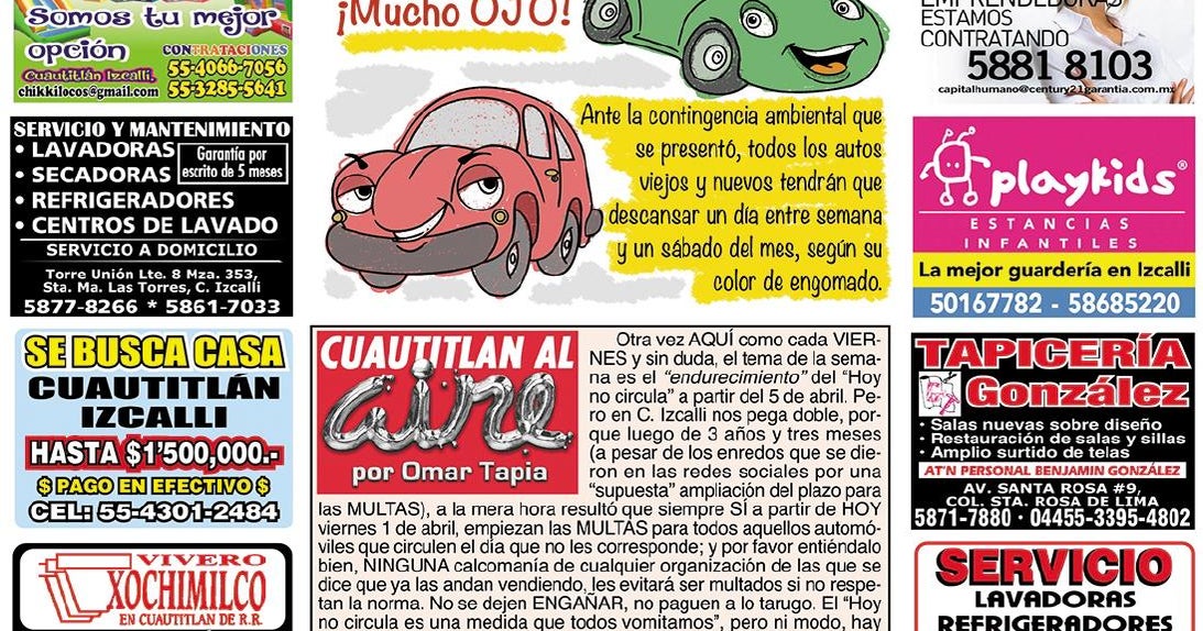 Renta De Autos Vec | Cuautitlan Izcalli